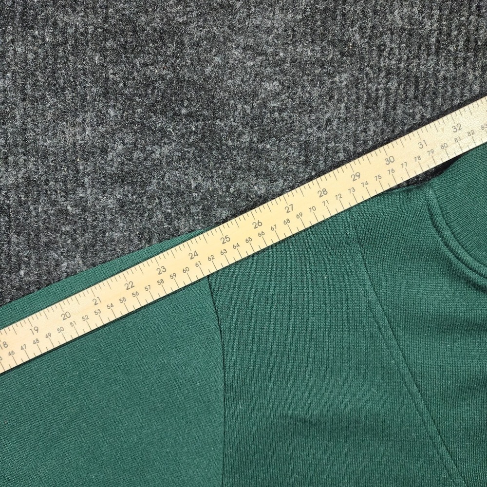 Vintage 80s Appalachian Trail Green Henley Sweatshirt Sweater Mens Large Acrylic - Picture 7 of 8
